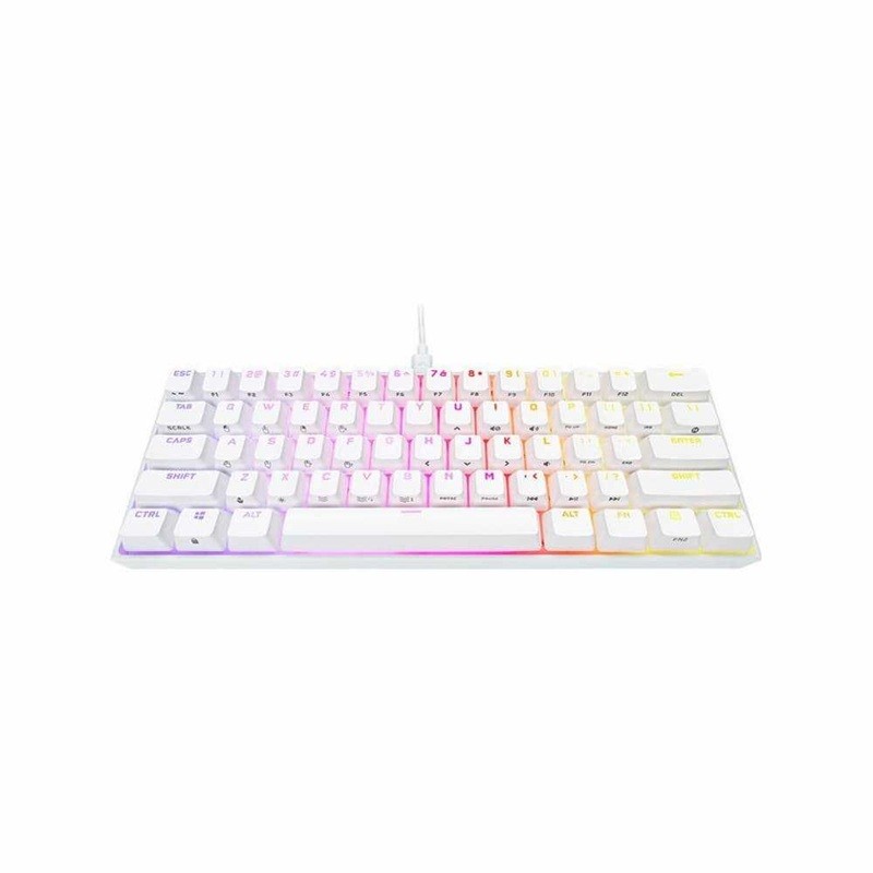 Teclado mecanico corsair k65 rgb mini ch-9194114-na sw cherry mx blanco