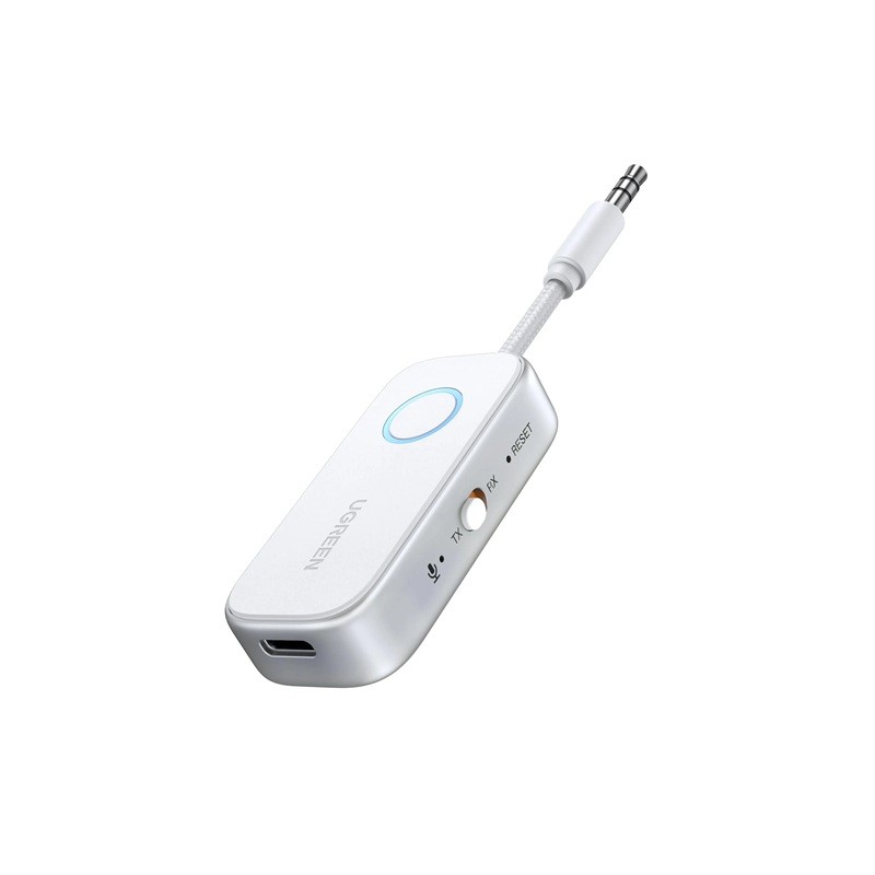 Receptor y transmisor bluetooth ugreen cm872 recargable usb-c 3.5mm 45812